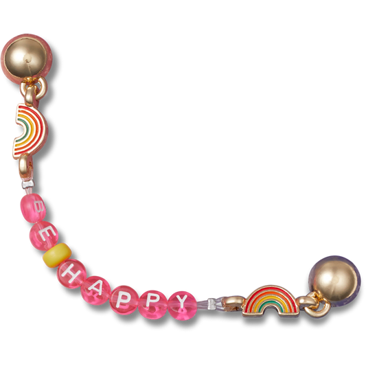 Be Happy Chain Jibbitz™ charms | Crocs online