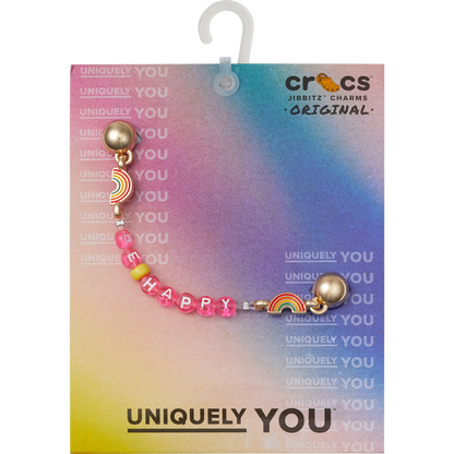 Be Happy Chain Jibbitz™ charms | Crocs online