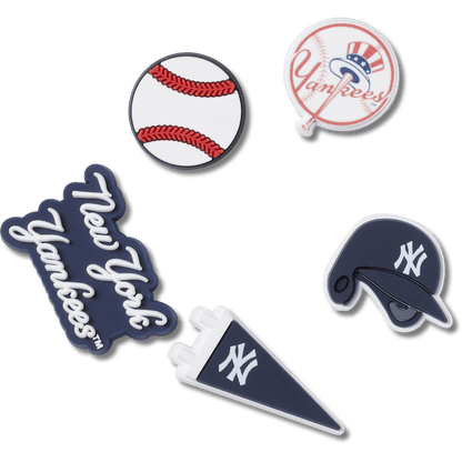 MLB New York Yankees 5 Pack Jibbitz™ charms | Crocs for sale