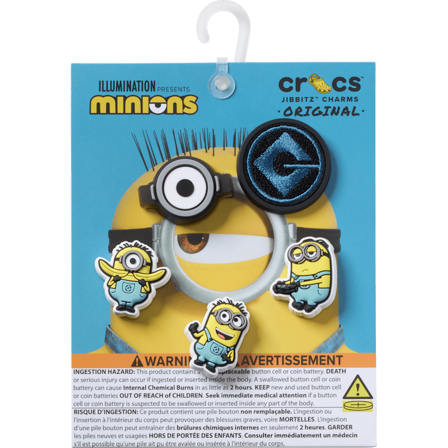 Minions 5 Pack Jibbitz™ charms | Crocs on sale
