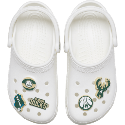 NBA Milwaukee Bucks 5 Pack Jibbitz™ charms | Crocs online