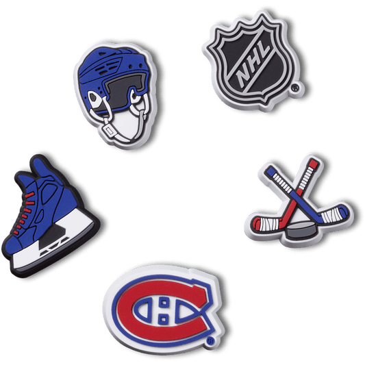NHL® Montreal Canadiens® 5 Pack Jibbitz™ charms | Crocs online