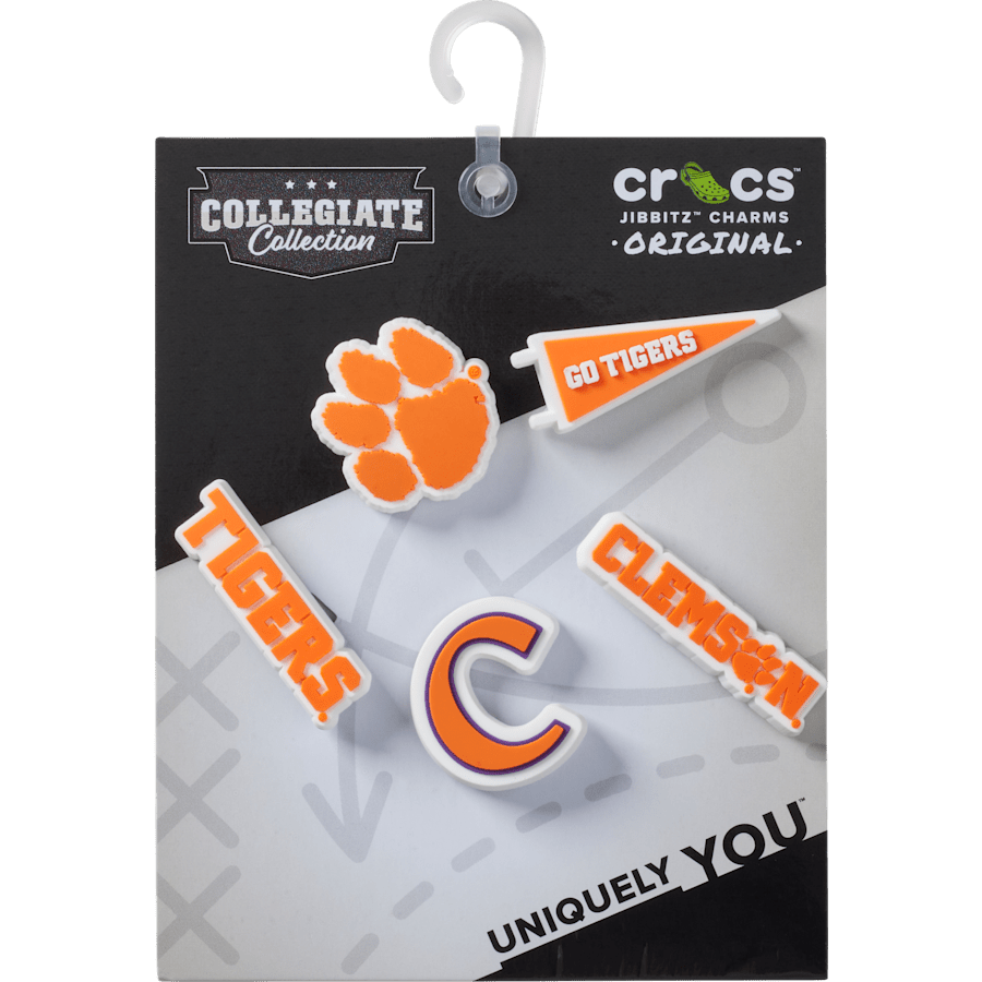 Clemson Univ 5 Pack Jibbitz™ charms | Crocs online
