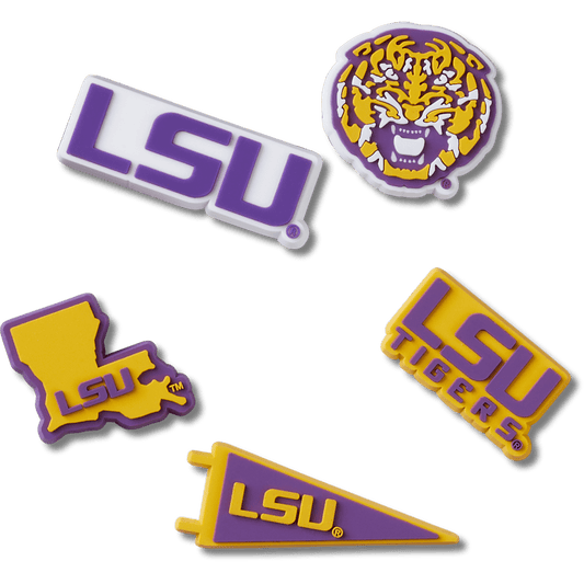 LSU 5 Pack Jibbitz™ charms | Crocs discount