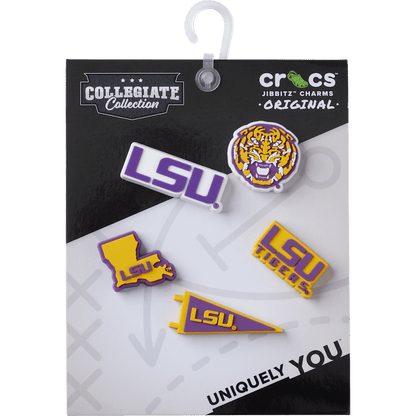 LSU 5 Pack Jibbitz™ charms | Crocs discount
