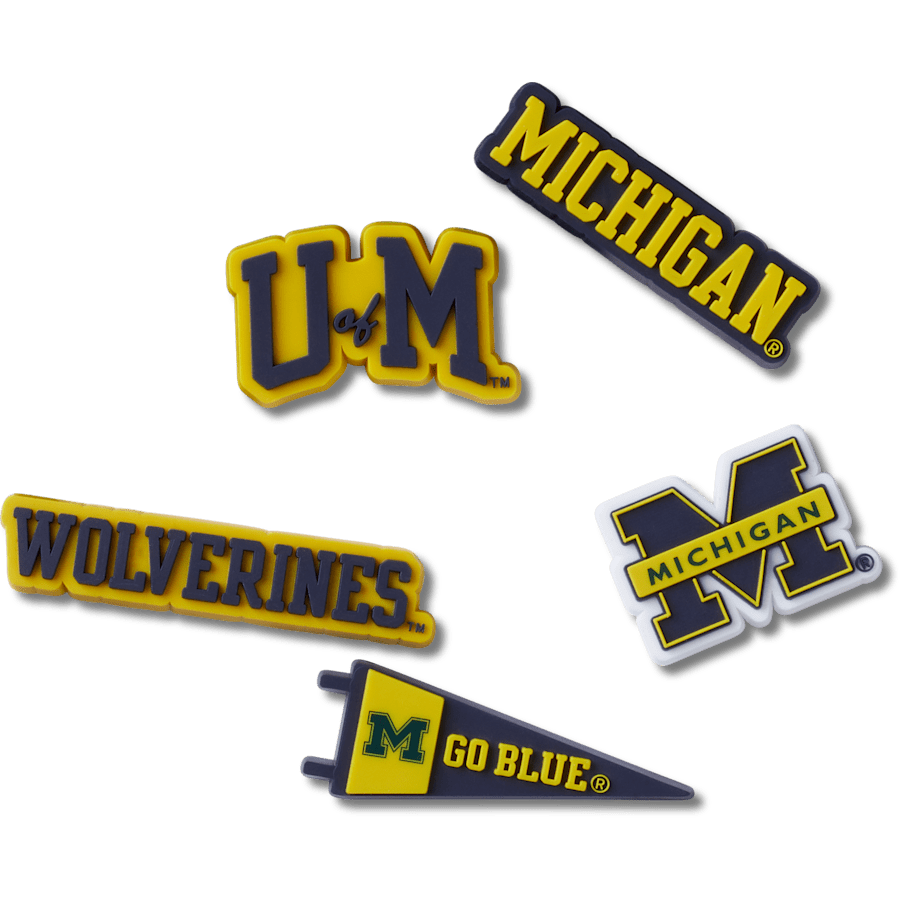 University of Michigan 5 Pack Jibbitz™ charms | Crocs sale