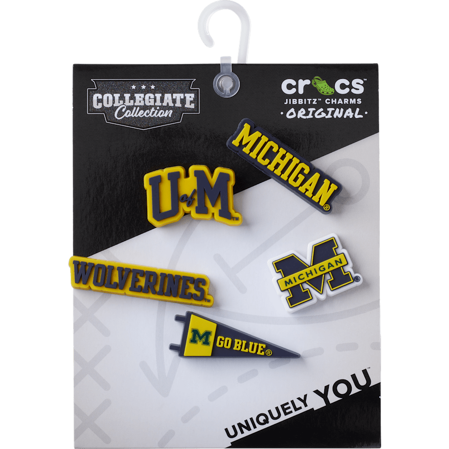 University of Michigan 5 Pack Jibbitz™ charms | Crocs sale