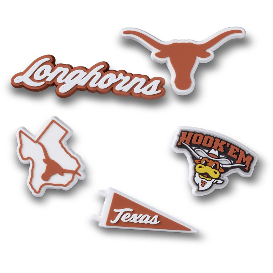 University of Texas 5 Pack Jibbitz™ charms | Crocs US