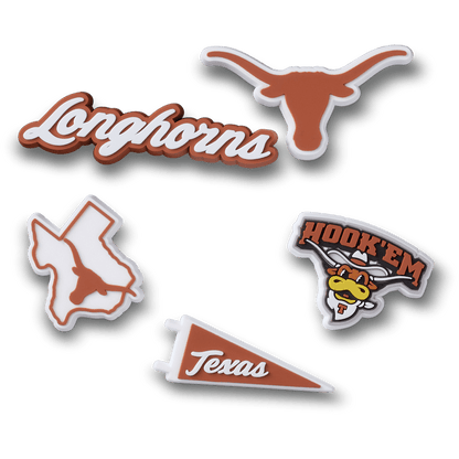 University of Texas 5 Pack Jibbitz™ charms | Crocs US
