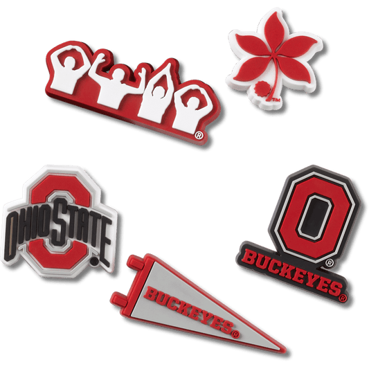 Ohio State University 5 Pack Jibbitz™ charms | Crocs outlet