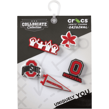 Ohio State University 5 Pack Jibbitz™ charms | Crocs outlet