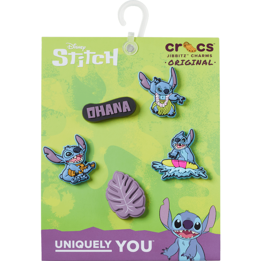 Stitch Tropical 5 Pack Jibbitz™ charms | Crocs discount
