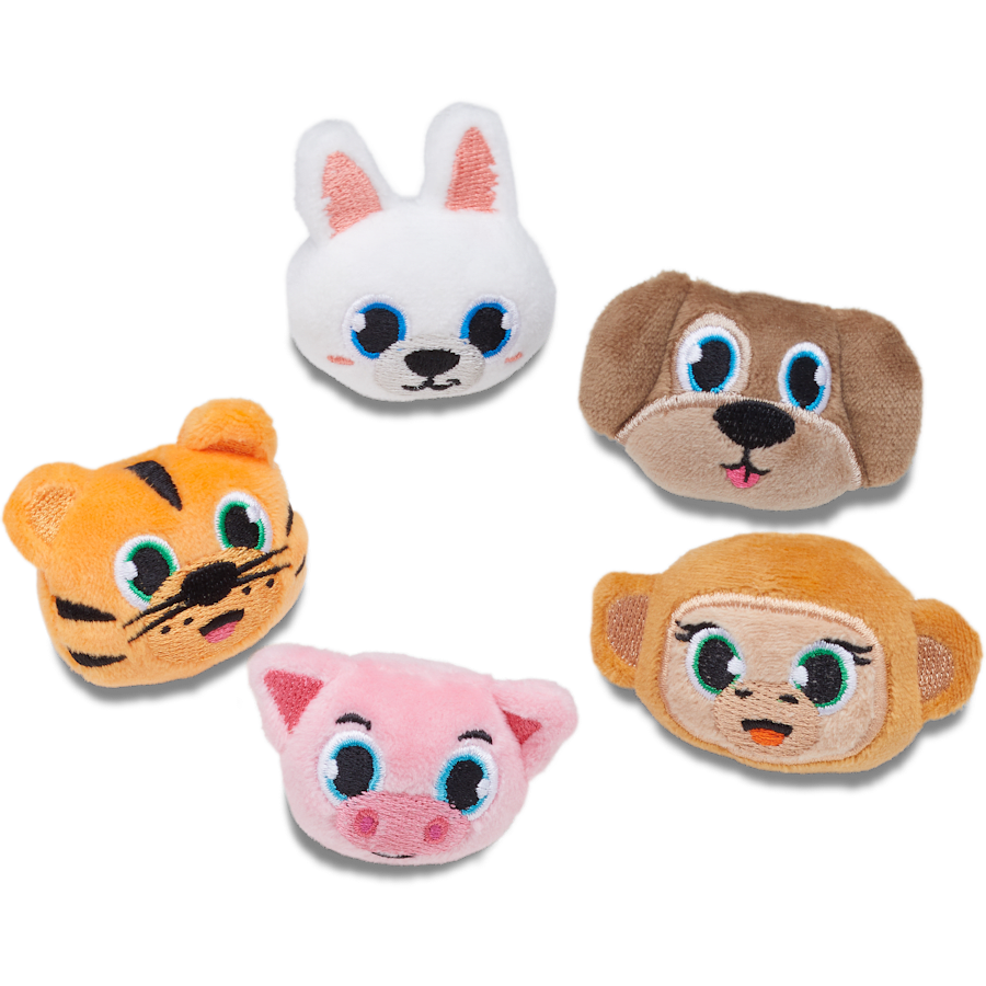 Fuzzy Animal 5 Pack Jibbitz™ charms | Crocs on sale