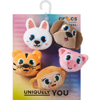 Fuzzy Animal 5 Pack Jibbitz™ charms | Crocs on sale