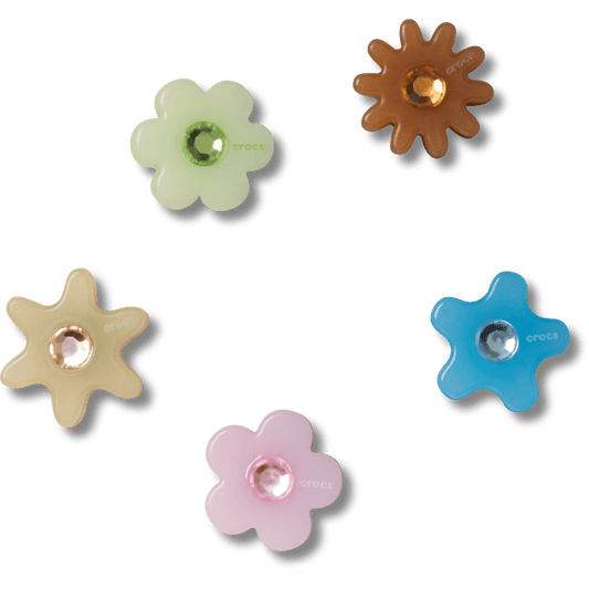 Enlighten Flower 5 Pack Jibbitz™ charms | Crocs for sale