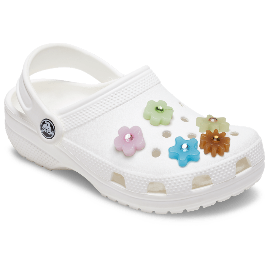 Enlighten Flower 5 Pack Jibbitz™ charms | Crocs for sale