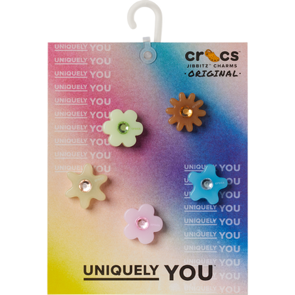 Enlighten Flower 5 Pack Jibbitz™ charms | Crocs for sale