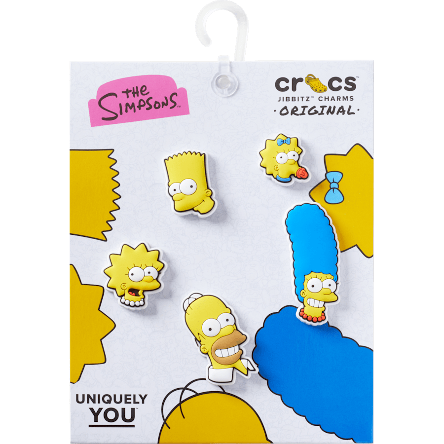 The Simpsons 5 Pack Jibbitz™ charms | Crocs US