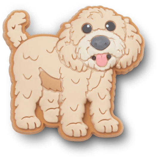 b'Golden Doodle Puppy Jibbitz Shoe Charm | Crocs' online