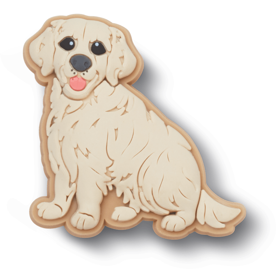 b'Golden Retriever Puppy Jibbitz Shoe Charm | Crocs' US