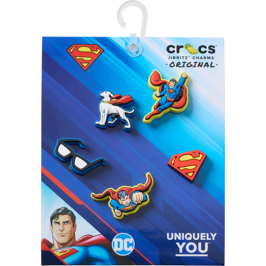 Superman 5 Pck Jibbitz™ charms | Crocs sale