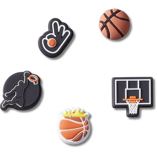 Basketball Team 5 Pack Jibbitz™ charms | Crocs outlet