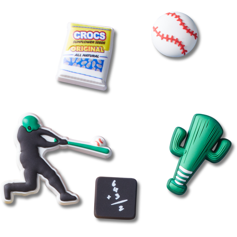 Baseball Team 5 Pack Jibbitz™ charms | Crocs discount