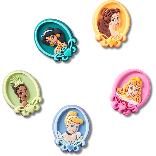 Disney Princess 5 Pack Jibbitz™ charms | Crocs online