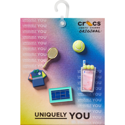 Day at The Tennis Court 5 Pack Jibbitz™ charms | Crocs for sale