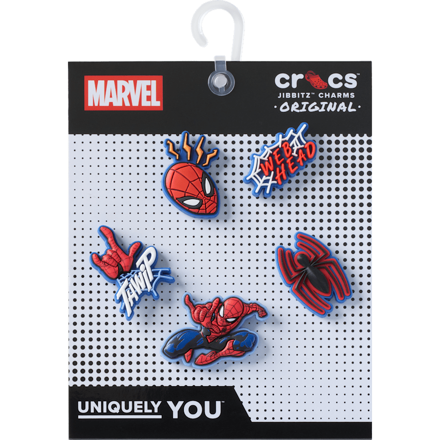 Spiderman 5 Pack Jibbitz™ charms | Crocs for sale
