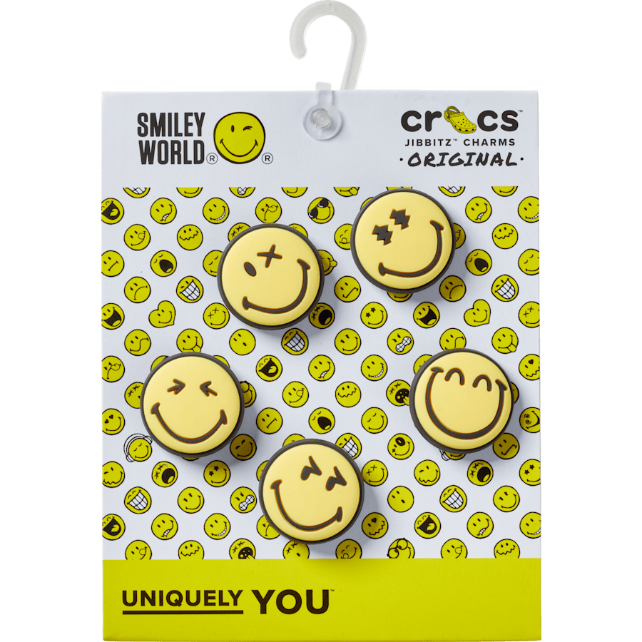 Smileyworld 5Pck Jibbitz™ charms | Crocs on sale