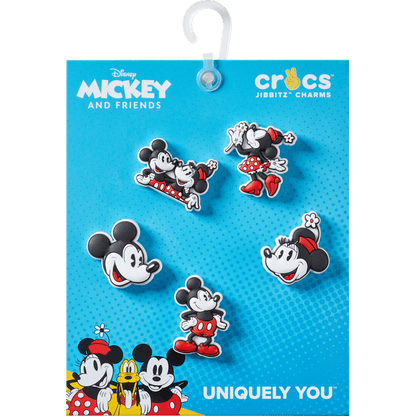 Mickey and Minnie PVC 5 Pack Jibbitz™ charms | Crocs for sale