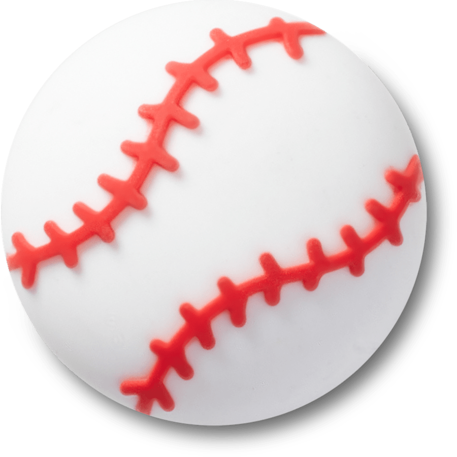 Textured Baseball Jibbitz™ charms | Crocs online