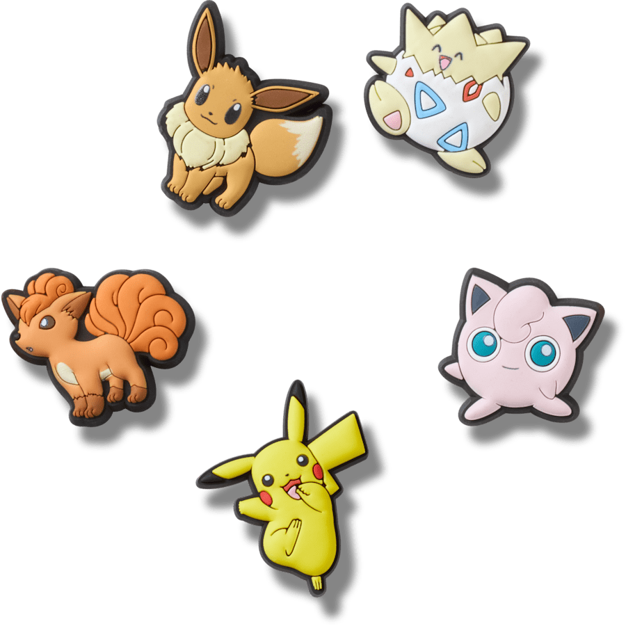 Pokemon Character 5 Pck Jibbitz™ charms | Crocs discount