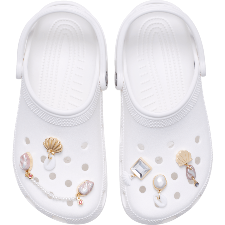 Elevated Pearl 5 Pack Jibbitz™ charms | Crocs online
