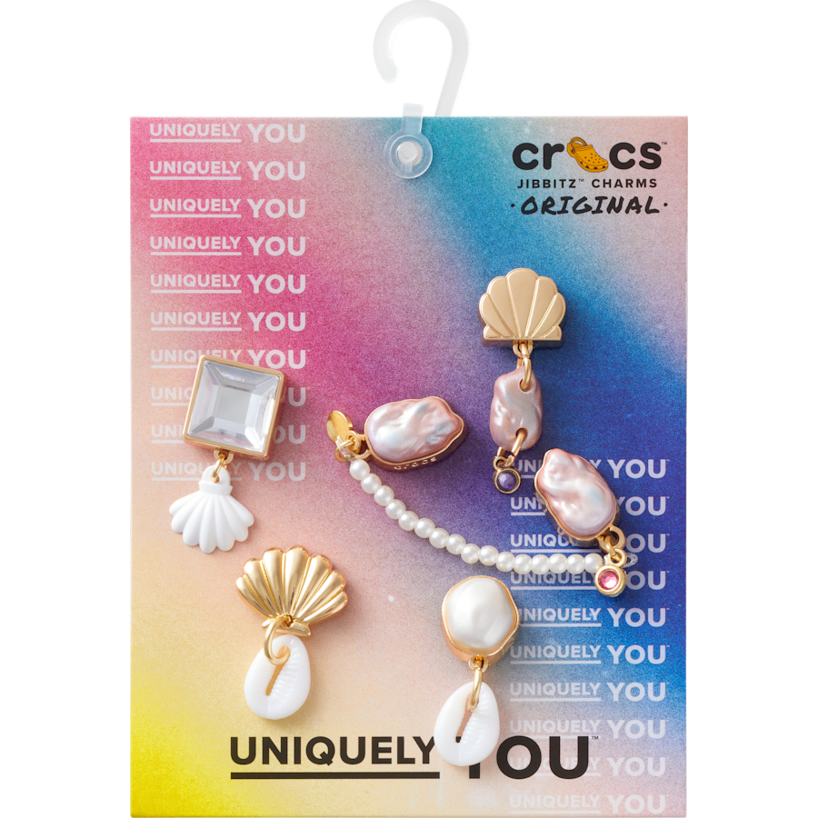 Elevated Pearl 5 Pack Jibbitz™ charms | Crocs online