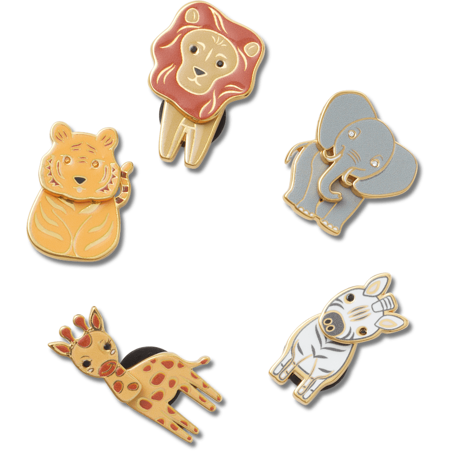 Enamel Safari 5 Pack Jibbitz™ charms | Crocs outlet