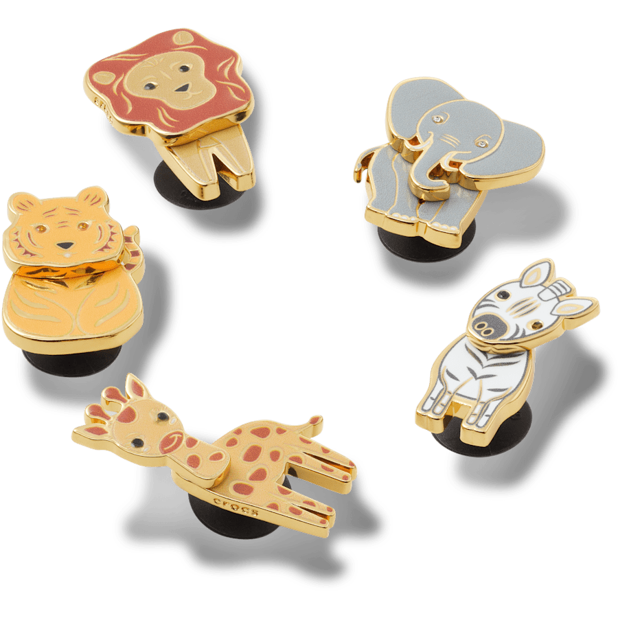Enamel Safari 5 Pack Jibbitz™ charms | Crocs outlet