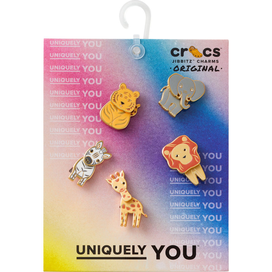 Enamel Safari 5 Pack Jibbitz™ charms | Crocs outlet