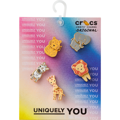 Enamel Safari 5 Pack Jibbitz™ charms | Crocs outlet