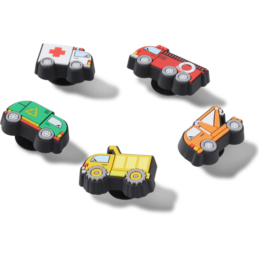 Tiny Work Trucks 5 Pack Jibbitz™ charms | Crocs discount