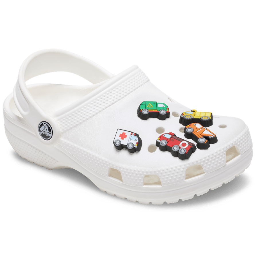 Tiny Work Trucks 5 Pack Jibbitz™ charms | Crocs discount