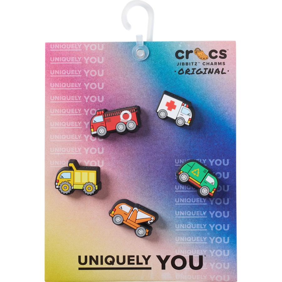 Tiny Work Trucks 5 Pack Jibbitz™ charms | Crocs discount