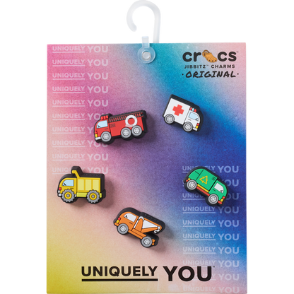 Tiny Work Trucks 5 Pack Jibbitz™ charms | Crocs discount