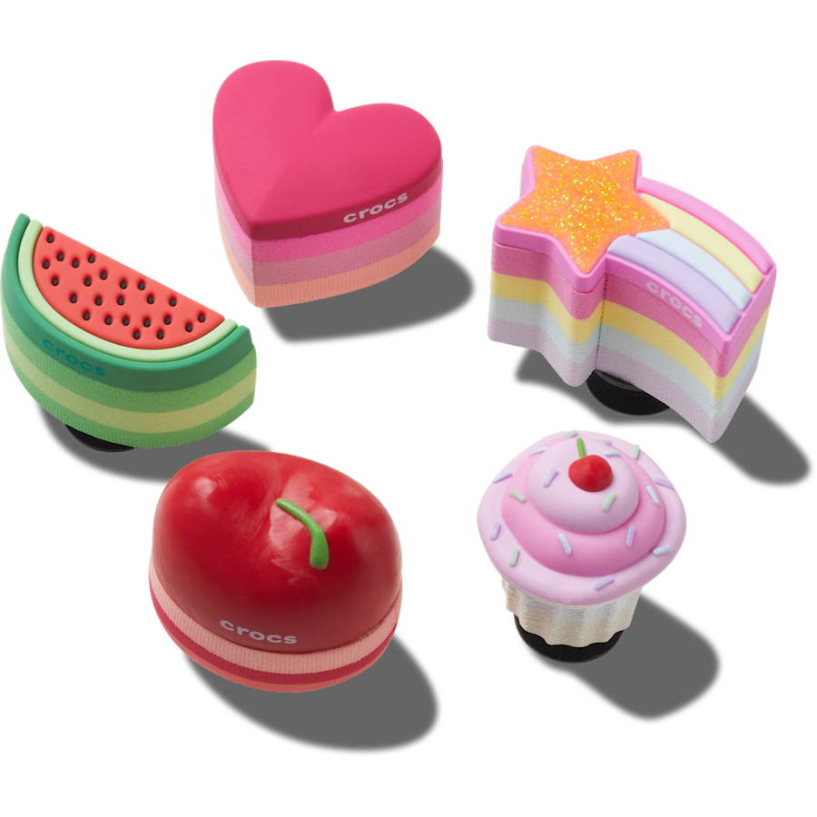 Stacked Sweets 5 Pack Jibbitz™ charms | Crocs online