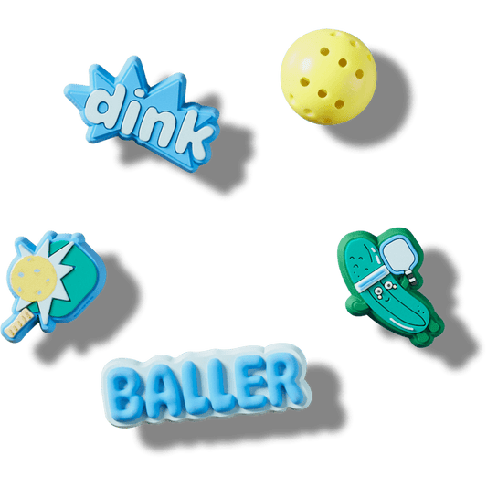Pickle Ball 5 Pack Jibbitz™ charms | Crocs sale