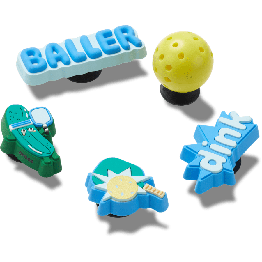 Pickle Ball 5 Pack Jibbitz™ charms | Crocs sale