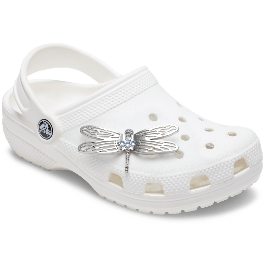 Silver Dragonfly Jibbitz™ charms | Crocs for sale