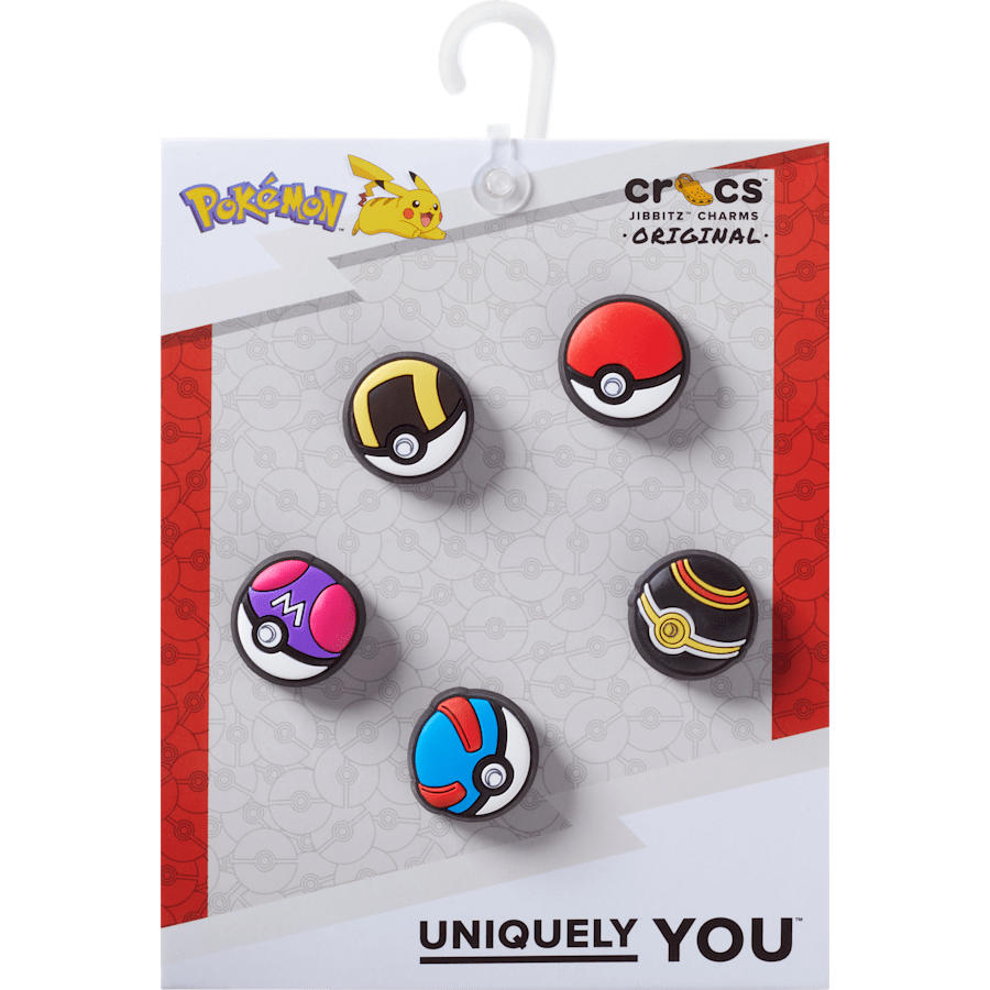 Poke Ball 5 Pack Jibbitz™ charms | Crocs on sale
