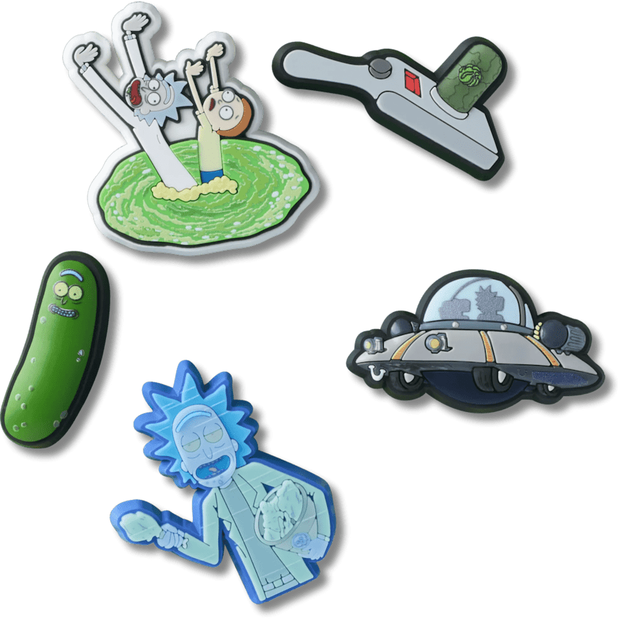 Rick and Morty 5 Pack Jibbitz™ charms | Crocs outlet